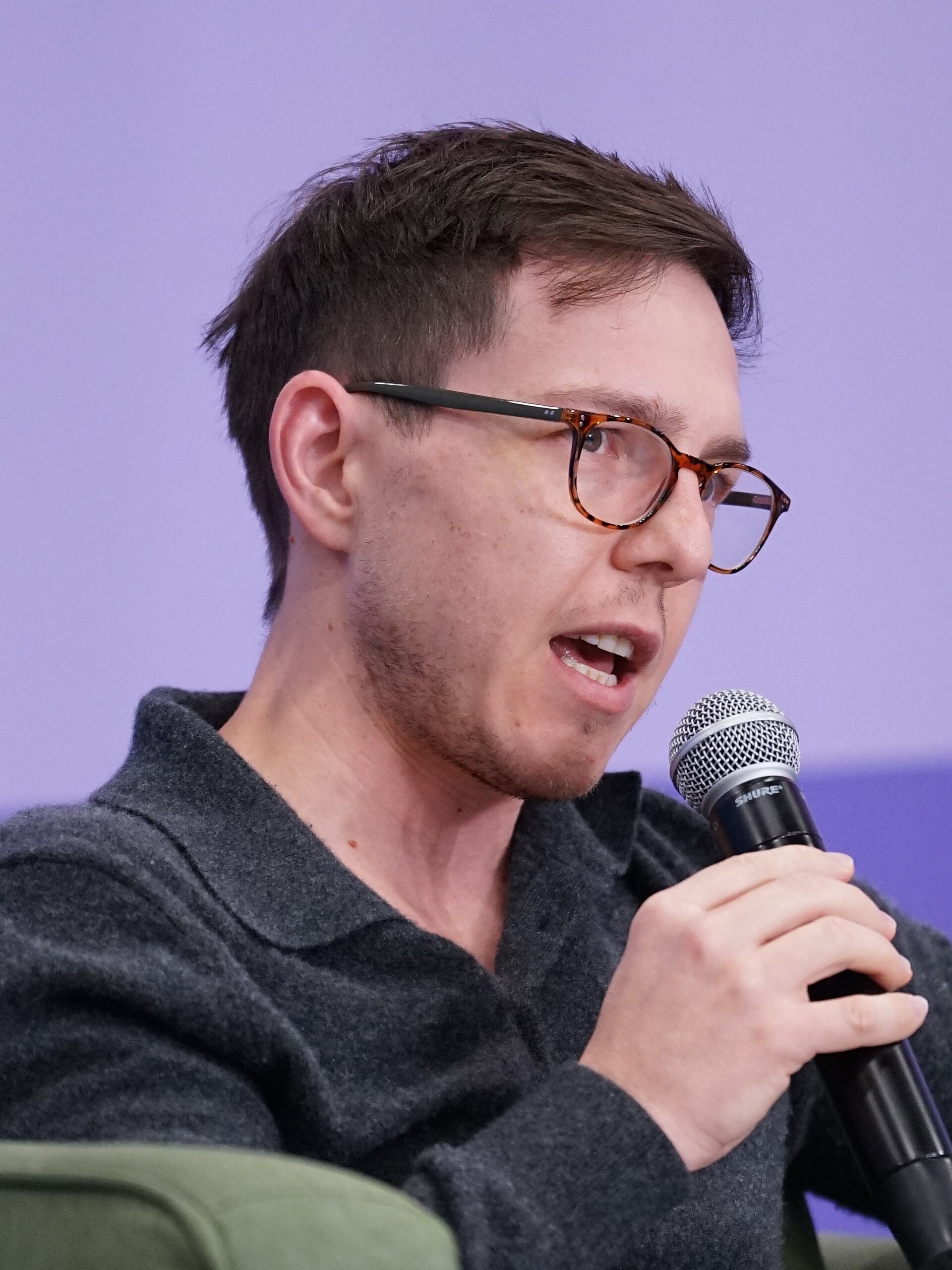 Graham Stephan at CES 2026 in Las Vegas, NV (January 8, 2026) - "The Iced Coffee Hour featuring Governor Joe Lombardo, presented by YouTube"