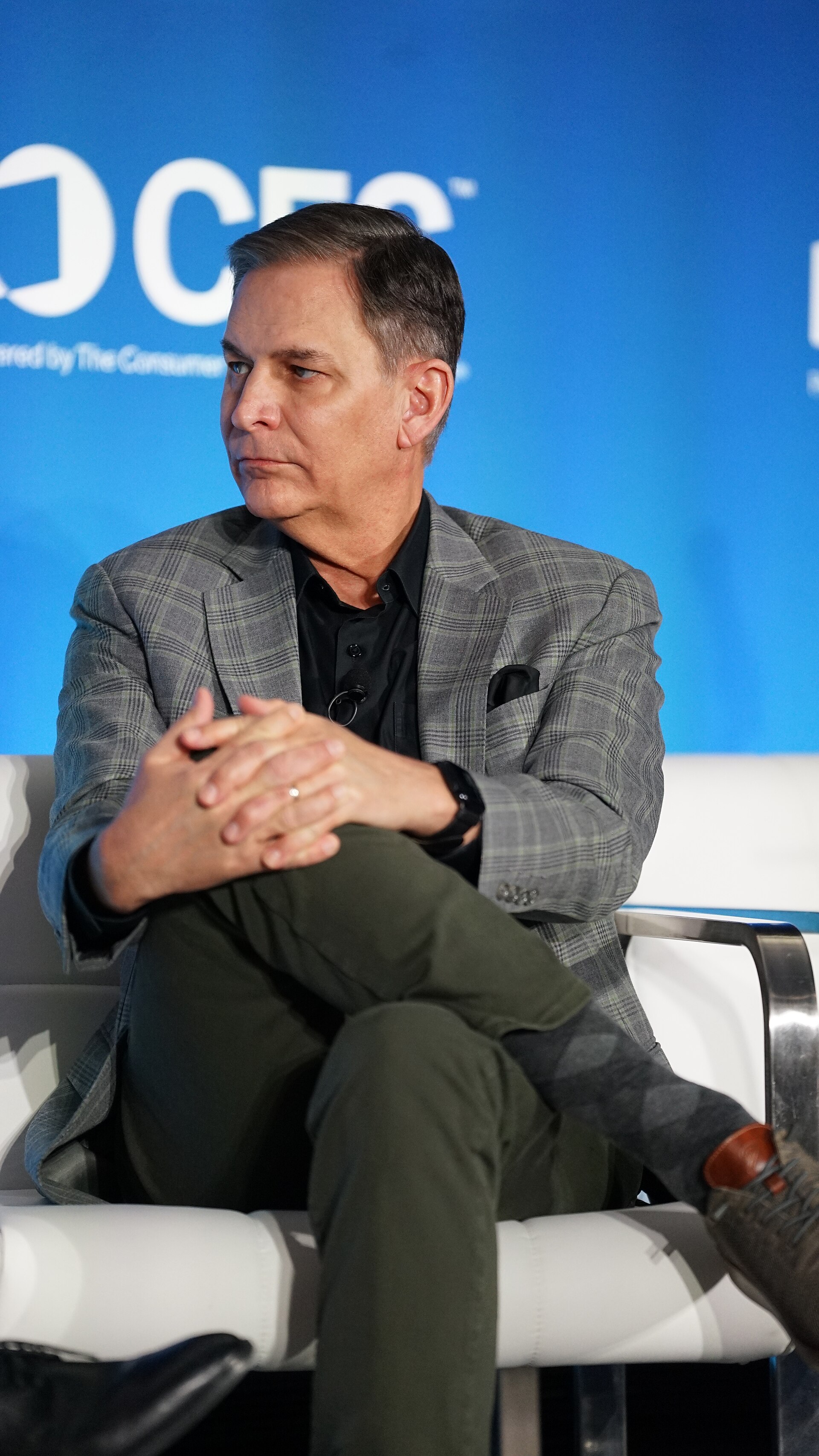 Jay Timmons at CES 2026 in Las Vegas for "Charting the Future: Manufacturing, Innovation, and America's Competitive Edge"