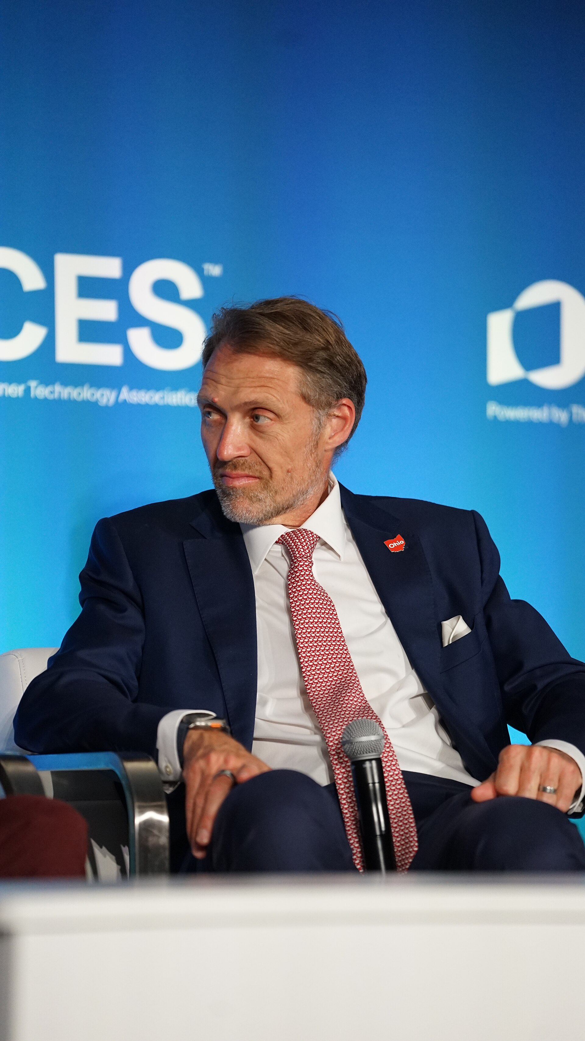 JoeBen Bevirt at CES 2026 in Las Vegas for "Manufacturing the Future: Energy. Mobility. AI., presented by JobsOhio"