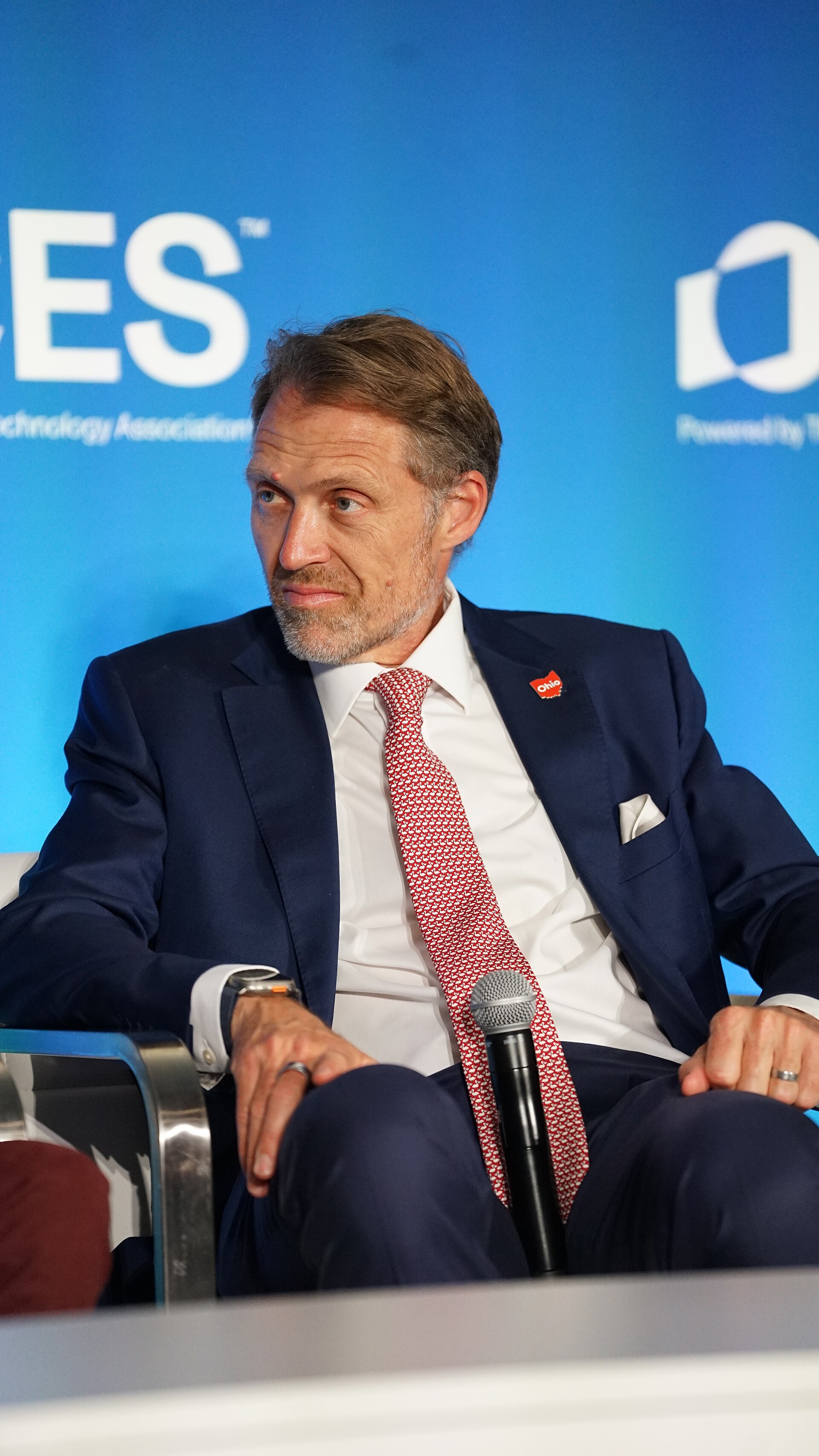 JoeBen Bevirt at CES 2026 in Las Vegas for "Manufacturing the Future: Energy. Mobility. AI., presented by JobsOhio"