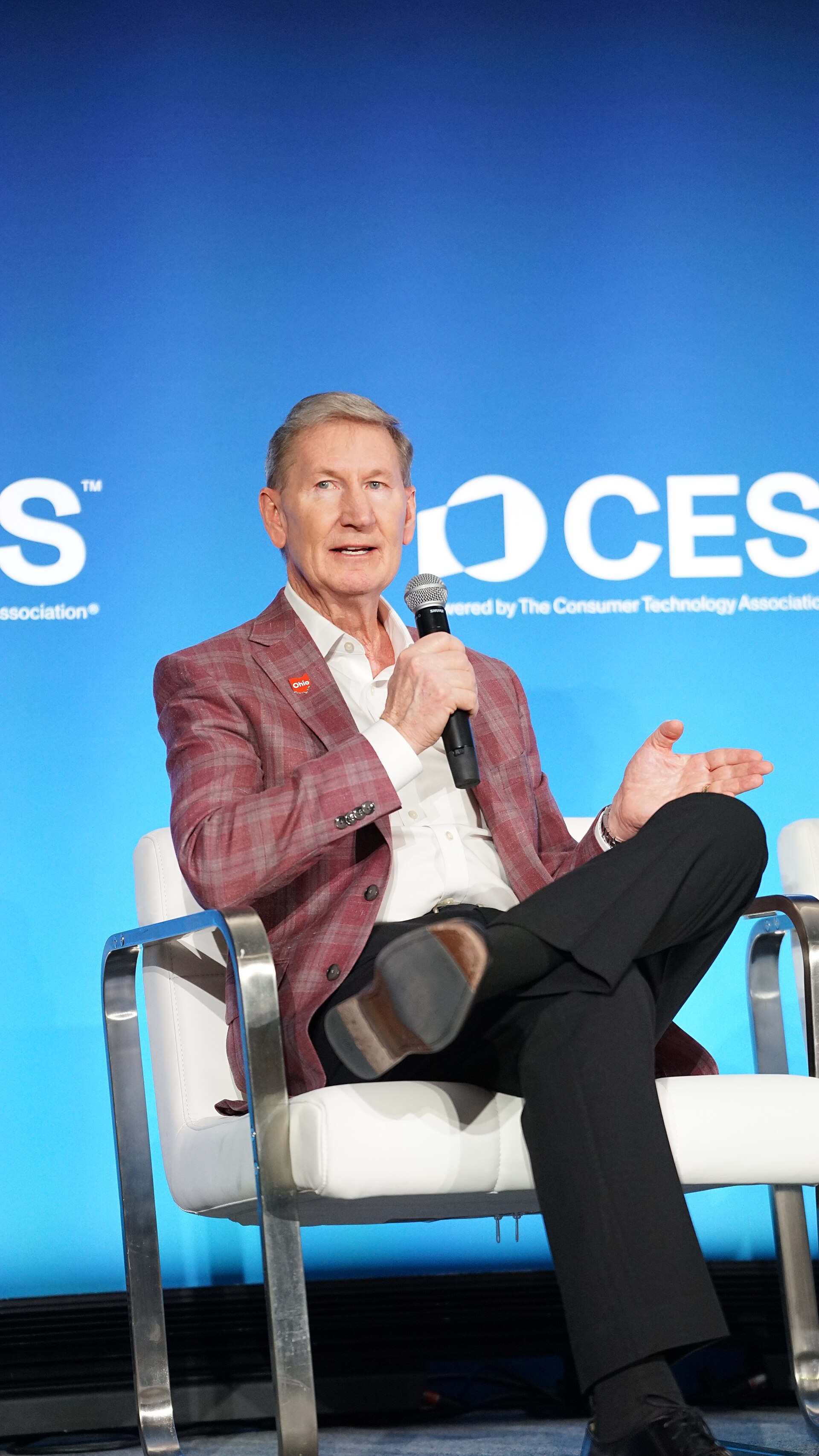 Ted Carter at CES 2026 in "Manufacturing the Future: Energy. Mobility. AI., presented by JobsOhio"