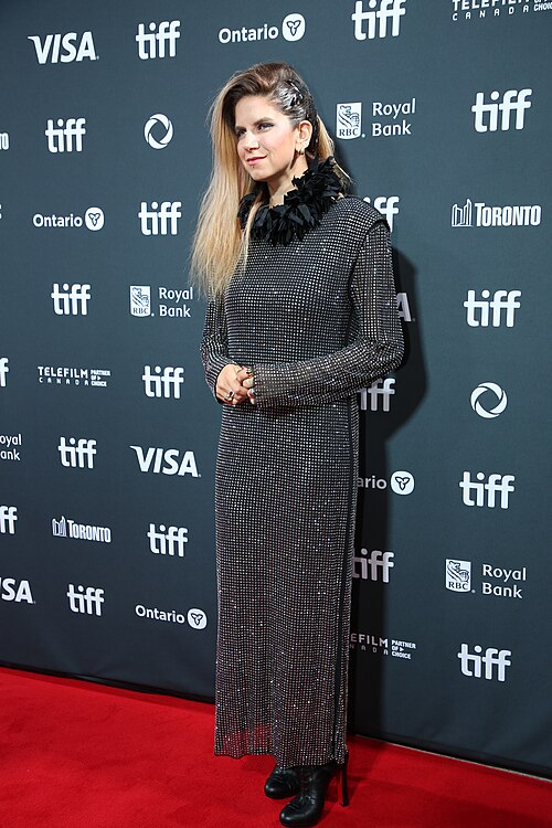 Caitlin Cronenberg, filmmaker, at the 2024 Toronto International Film Festival (TIFF) for the movie The Shrouds.