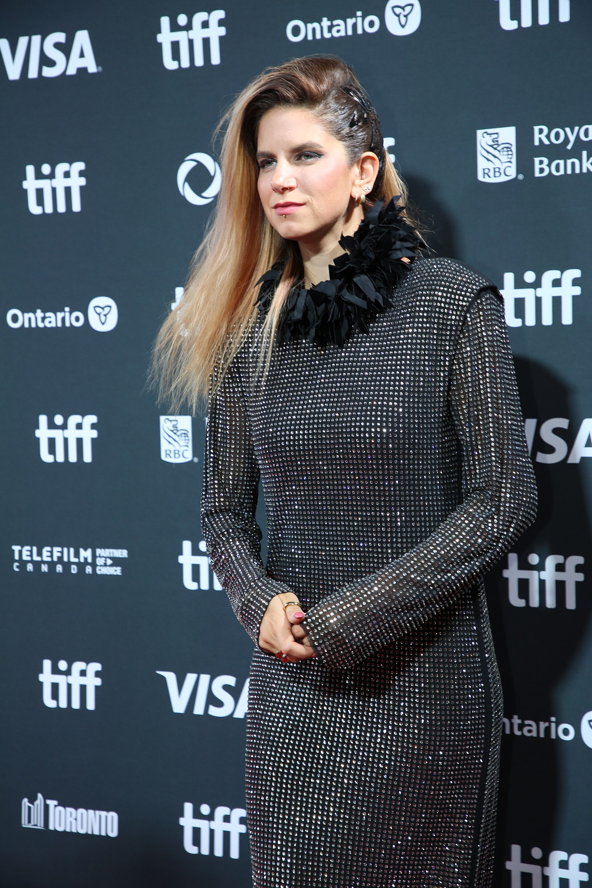 Caitlin Cronenberg, filmmaker, at the 2024 Toronto International Film Festival (TIFF) for the movie The Shrouds.