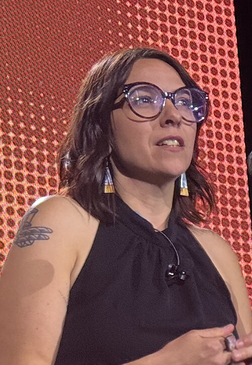 Caitlin McGlade, Investigative Reporter at The Arizona Republic, speaking at the 2025 Knight Media Forum in Miami, Florida in February 2025