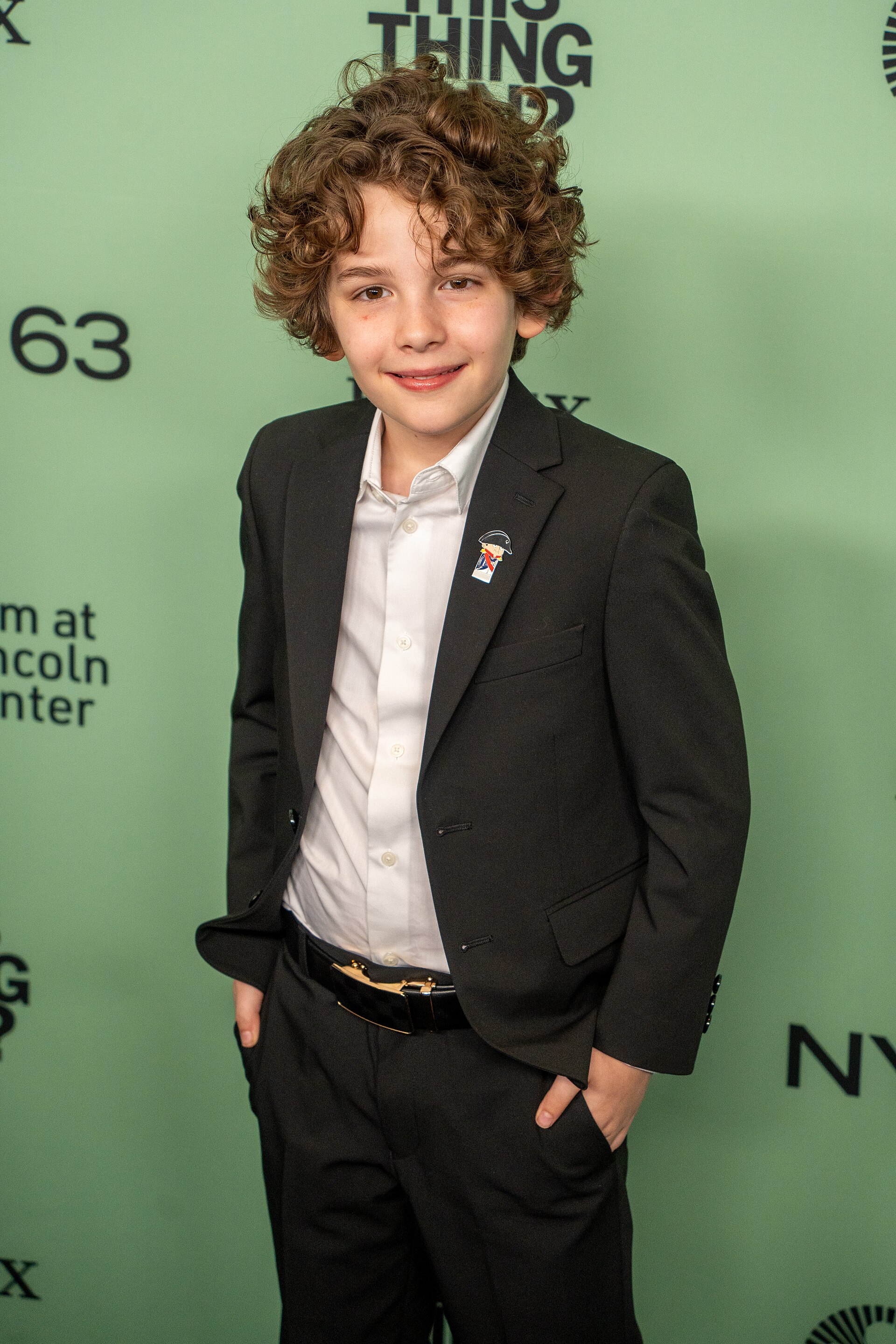 Calvin Knegten at the 63rd annual New York Film Festival at Lincoln Center in 2025 for the film Is This Thing On?