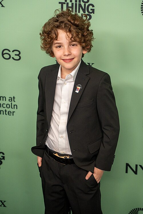 Calvin Knegten at the 63rd annual New York Film Festival at Lincoln Center in 2025 for the film Is This Thing On?