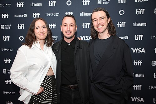 Candice Napoleone, Nikolay Michaylov, and Dan Montgomery at the 2024 Toronto International Film Festival (TIFF) for the movie