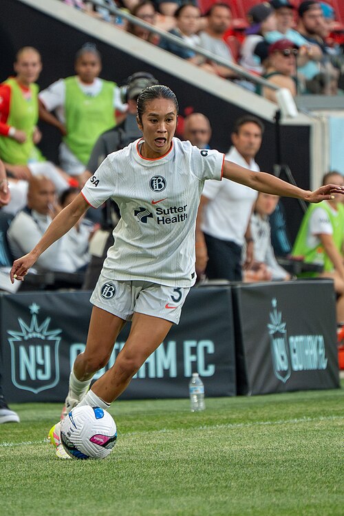 Caprice Dydasco during Gotham FC vs Bay FC on 6.21.25