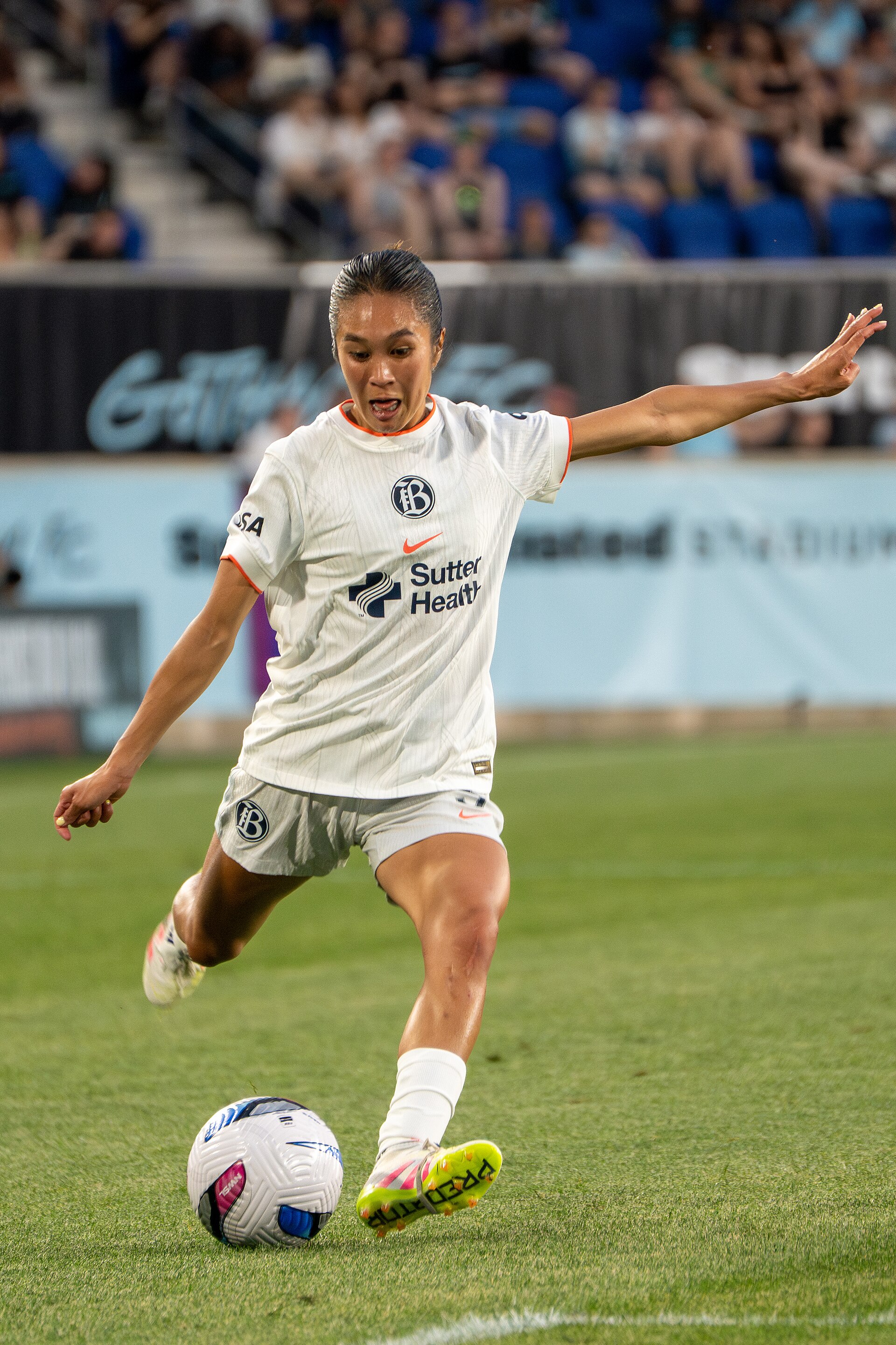 Caprice Dydasco during Gotham FC vs Bay FC on 6.21.25