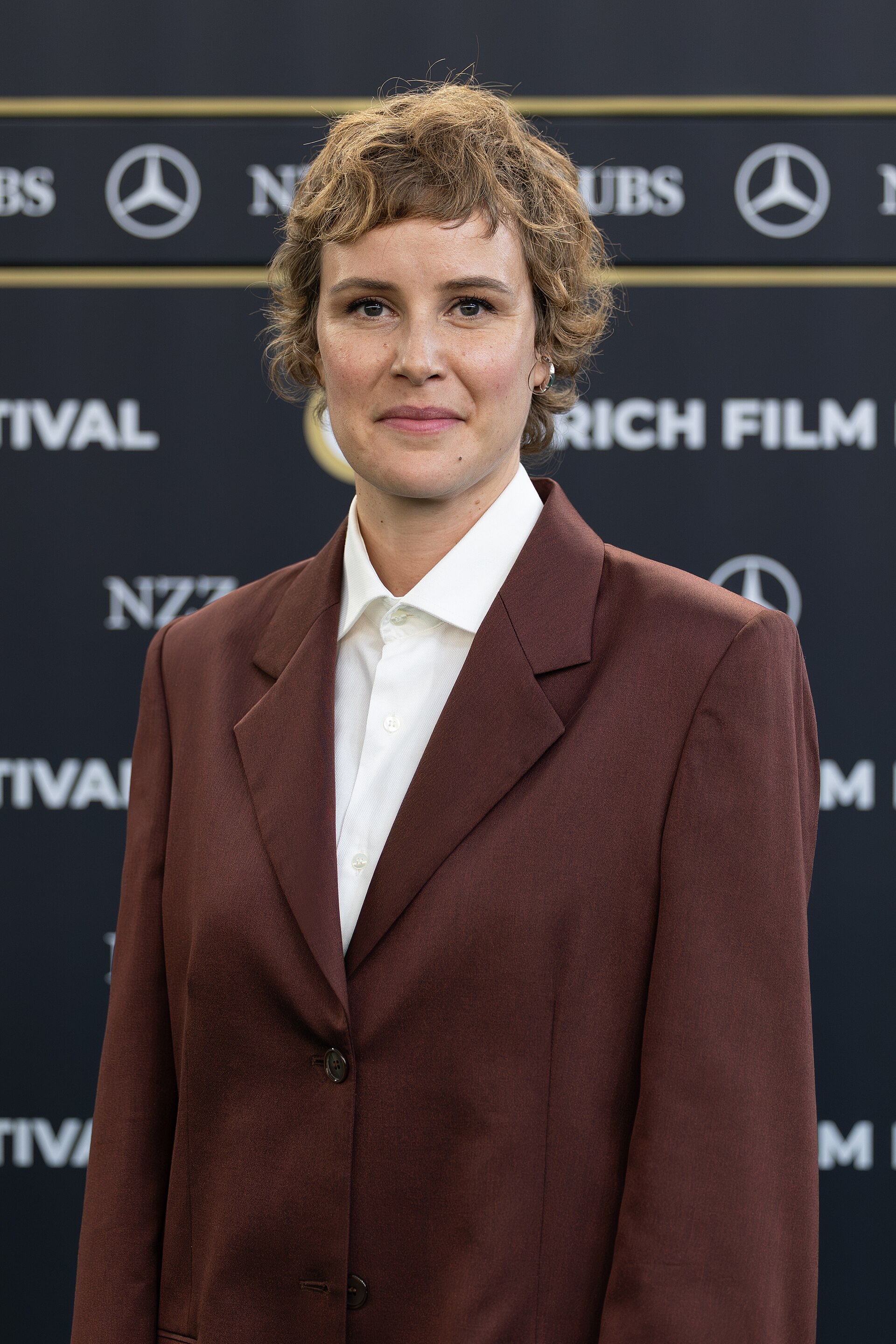 Carla Juri on the Green Carpet at the 2025 Zurich Film Festival.