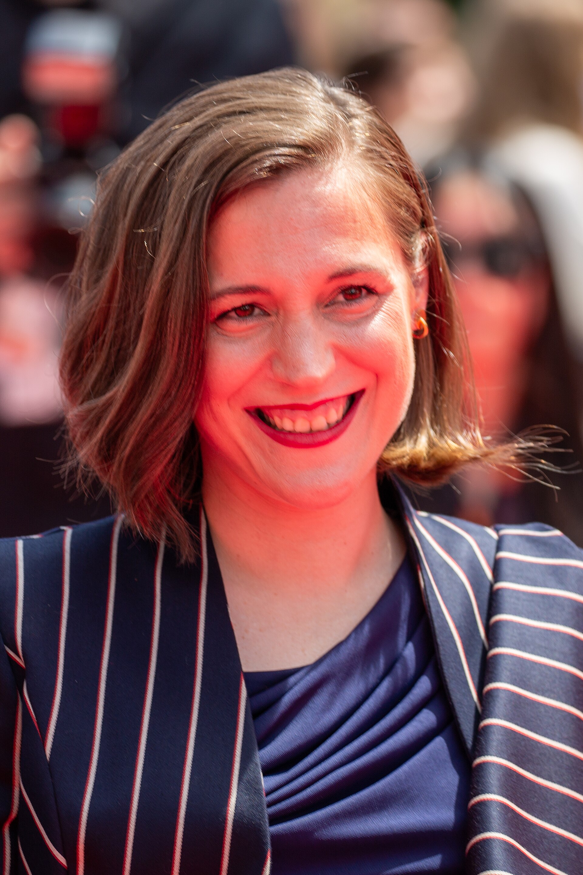 Carla Simón at 2025 Cannes Red Carpet for Romería
