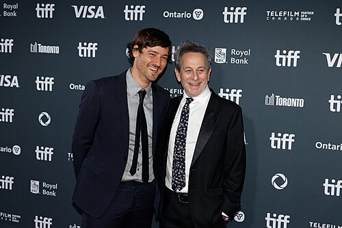 Carlos Marques-Marcet and Alfredo Castro at the 2024 Toronto International Film Festival (TIFF) for the movie They Will Be Dust.