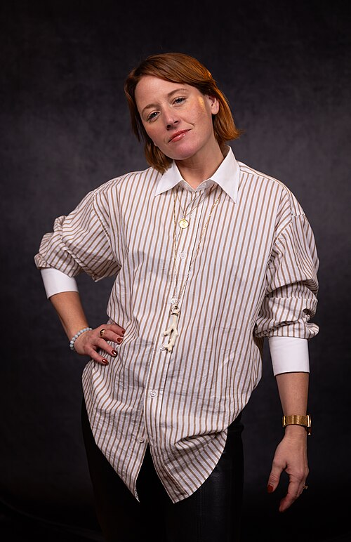 Carmen Navis at the 2025 Sundance Film Festival Wikiportraits Studio.