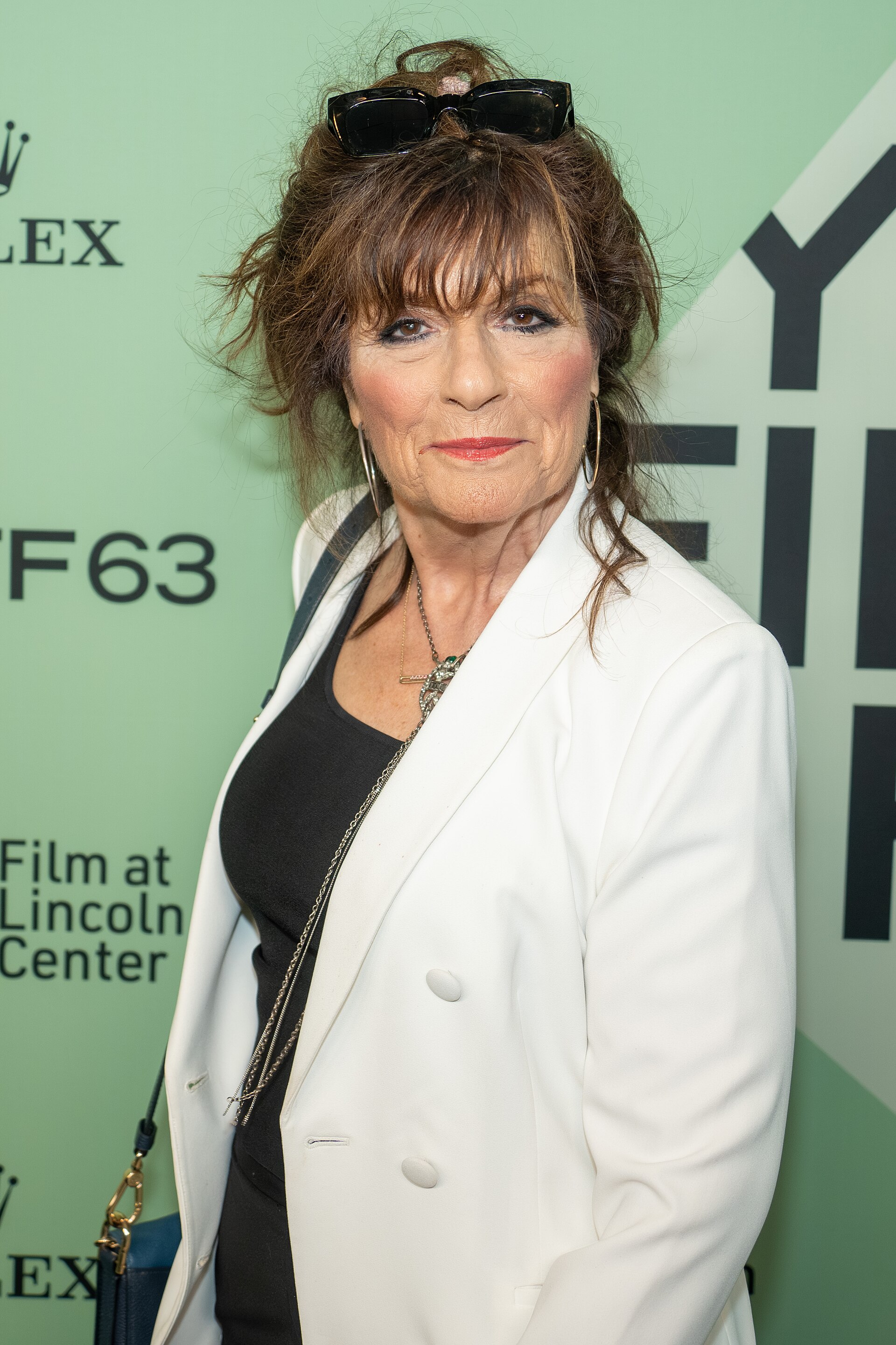 Caroline Aaron, actress, at the 63rd annual New York Film Festival at Lincoln Center in 2025 for the film Blue Moon
