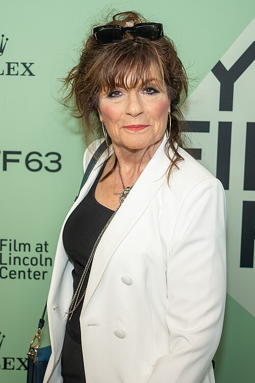 Caroline Aaron, actress, at the 63rd annual New York Film Festival at Lincoln Center in 2025 for the film Blue Moon