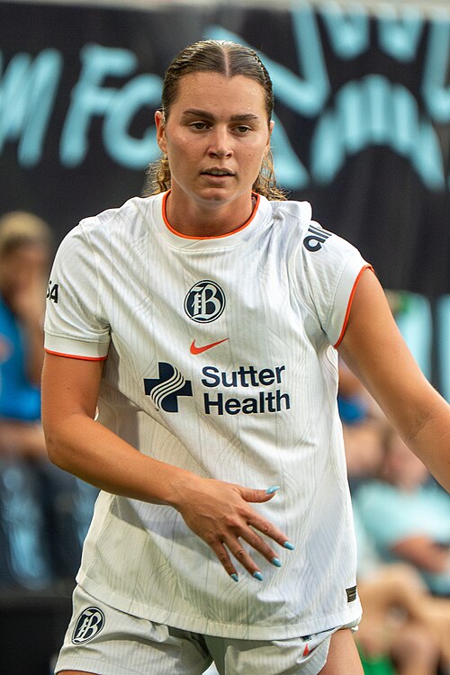 Caroline Conti during Gotham FC vs Bay FC on 6.21.25