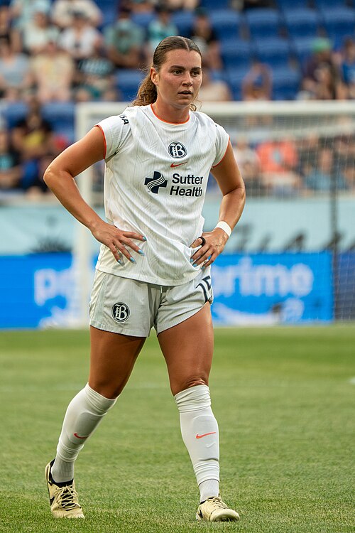 Caroline Conti during Gotham FC vs Bay FC on 6.21.25
