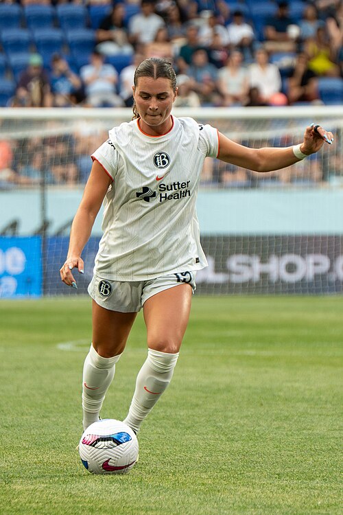 Caroline Conti during Gotham FC vs Bay FC on 6.21.25