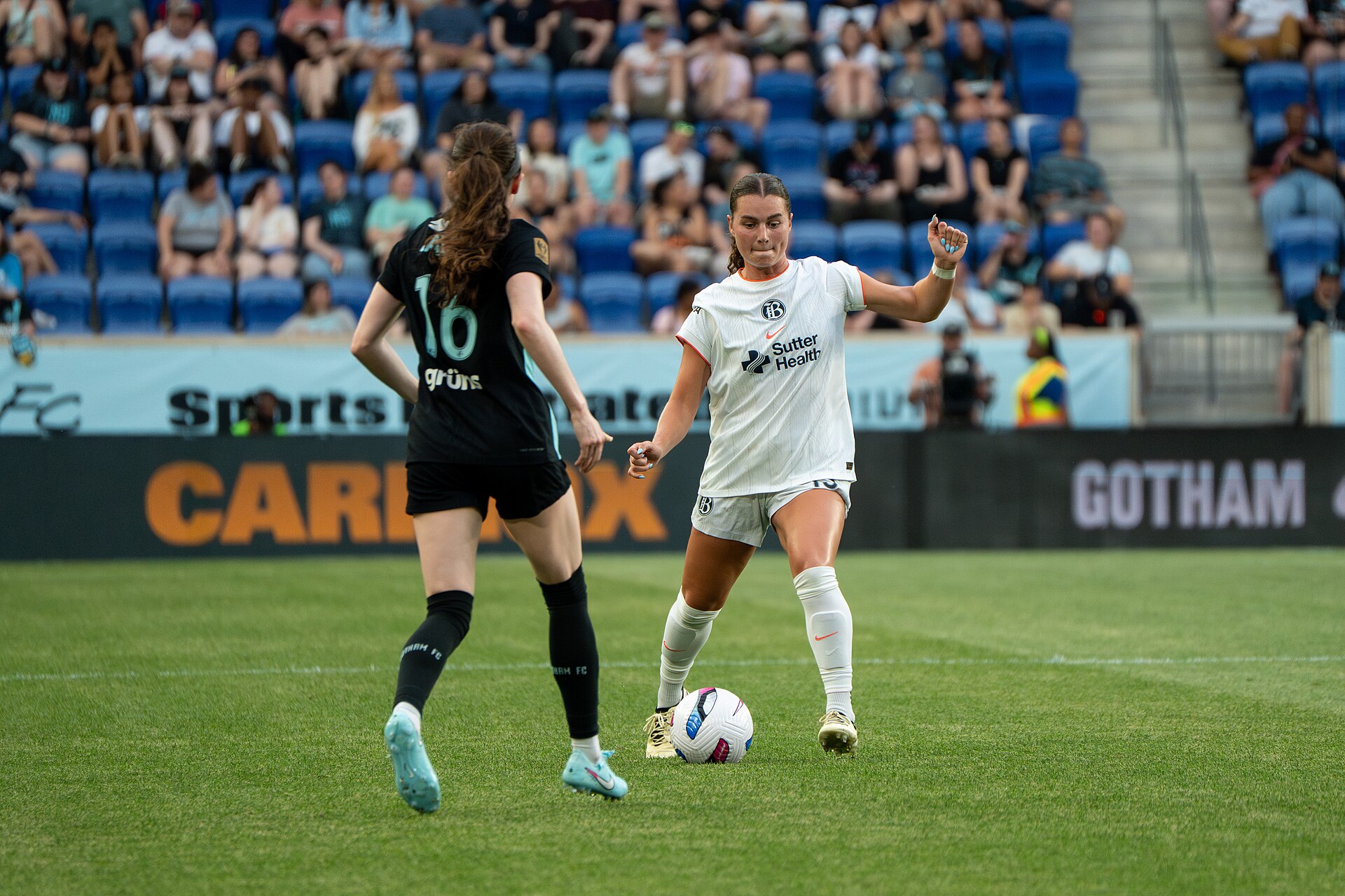 Caroline Conti during Gotham FC vs Bay FC on 6.21.25
