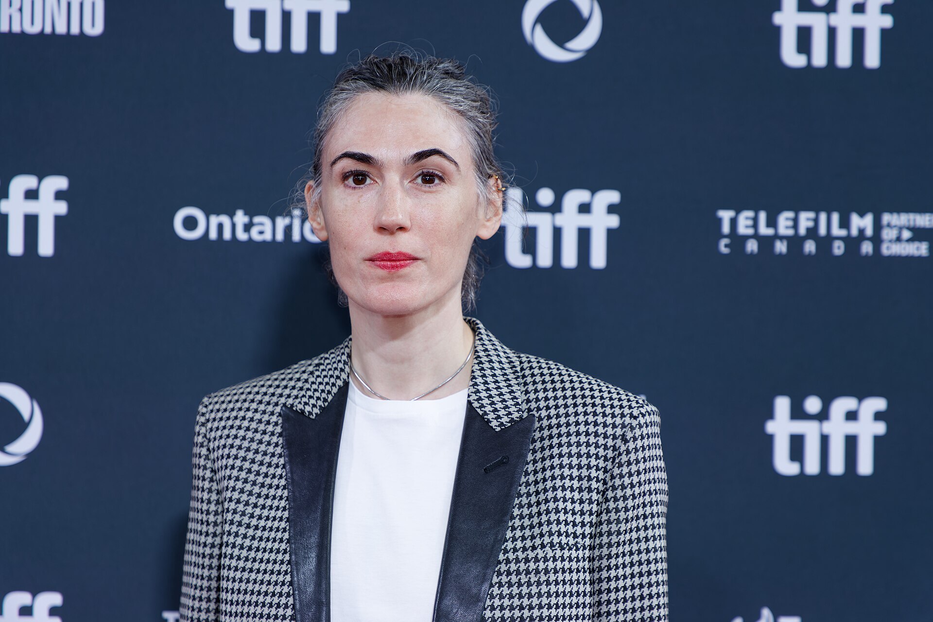 Caroline Kessler at the 2024 Toronto International Film Festival (TIFF) for the movie Takin' Care of Business.