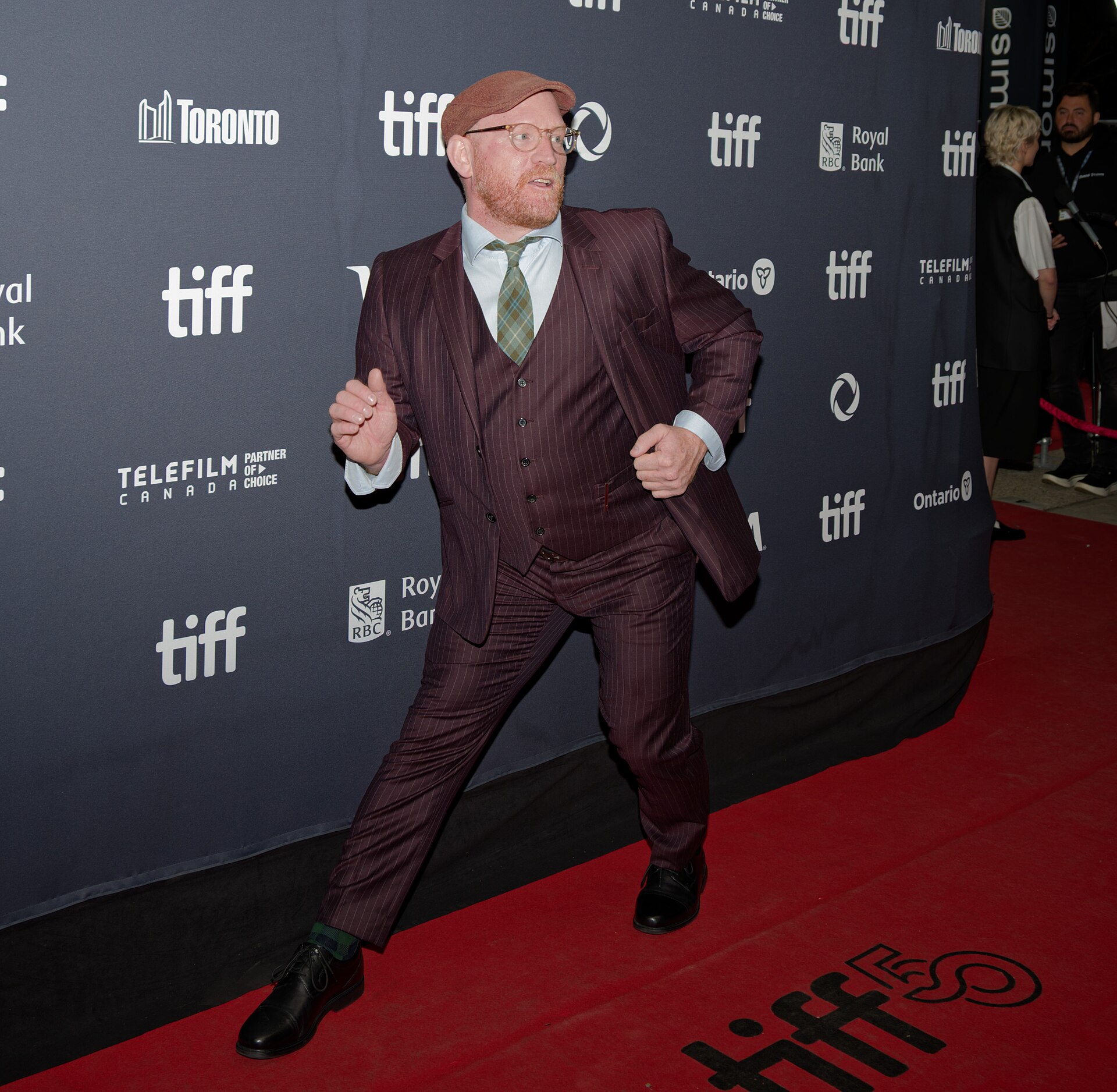 Carson Nattrass at the 2025 Toronto International Film Festival