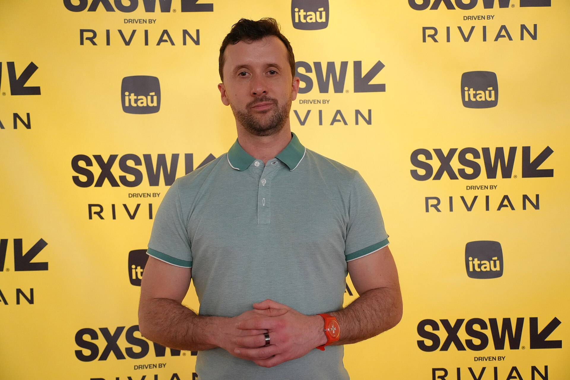 Casey Michel, author, book signing at SXSW 2025 in Austin, Texas in March 2025.