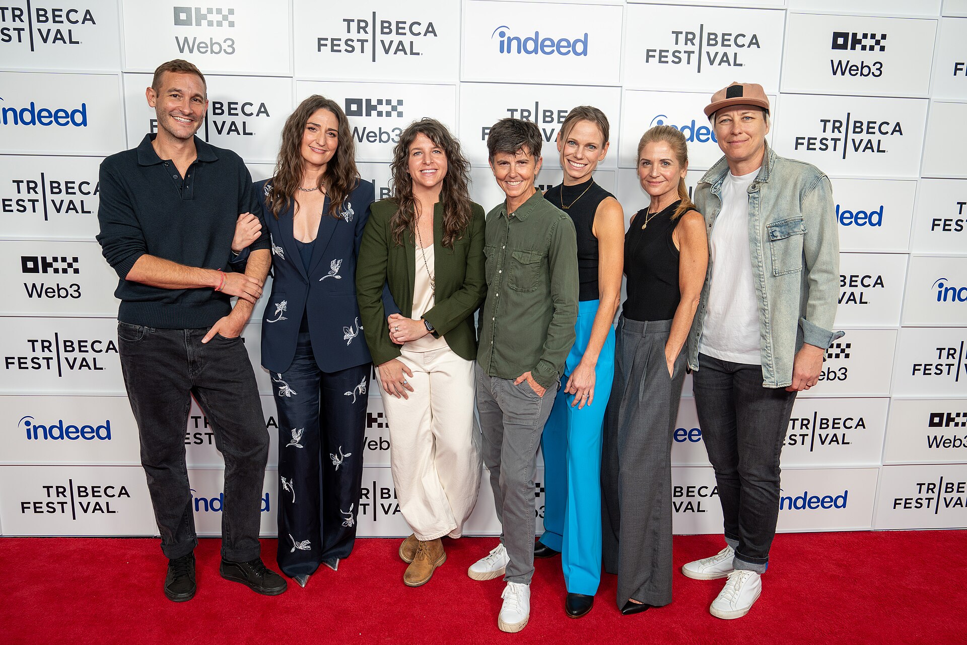 Cast and crew of Come See Me In The Good Light at the 2025 Tribeca Festival