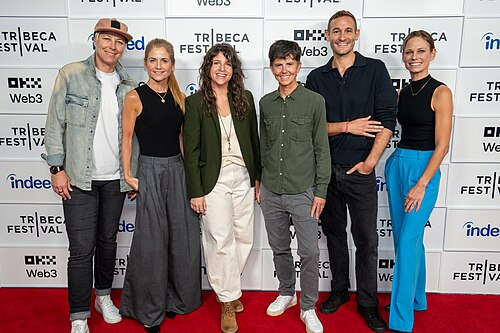 Cast and crew of Come See Me In The Good Light at the 2025 Tribeca Festival