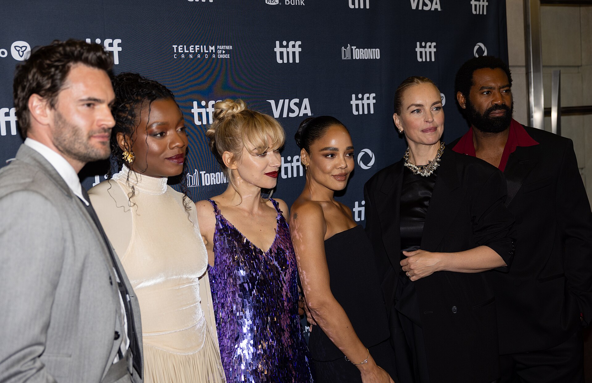 Cast and Crew of Hedda at the 2025 Toronto International Film Festival (TIFF) for the movie Hedda.