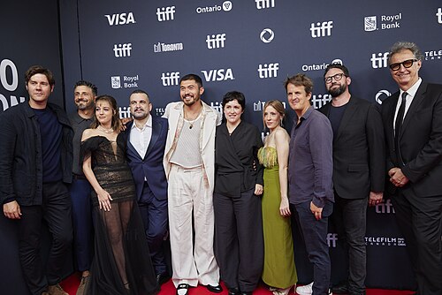 Cast and crew of Daniela Forever at the 2024 Toronto International Film Festival