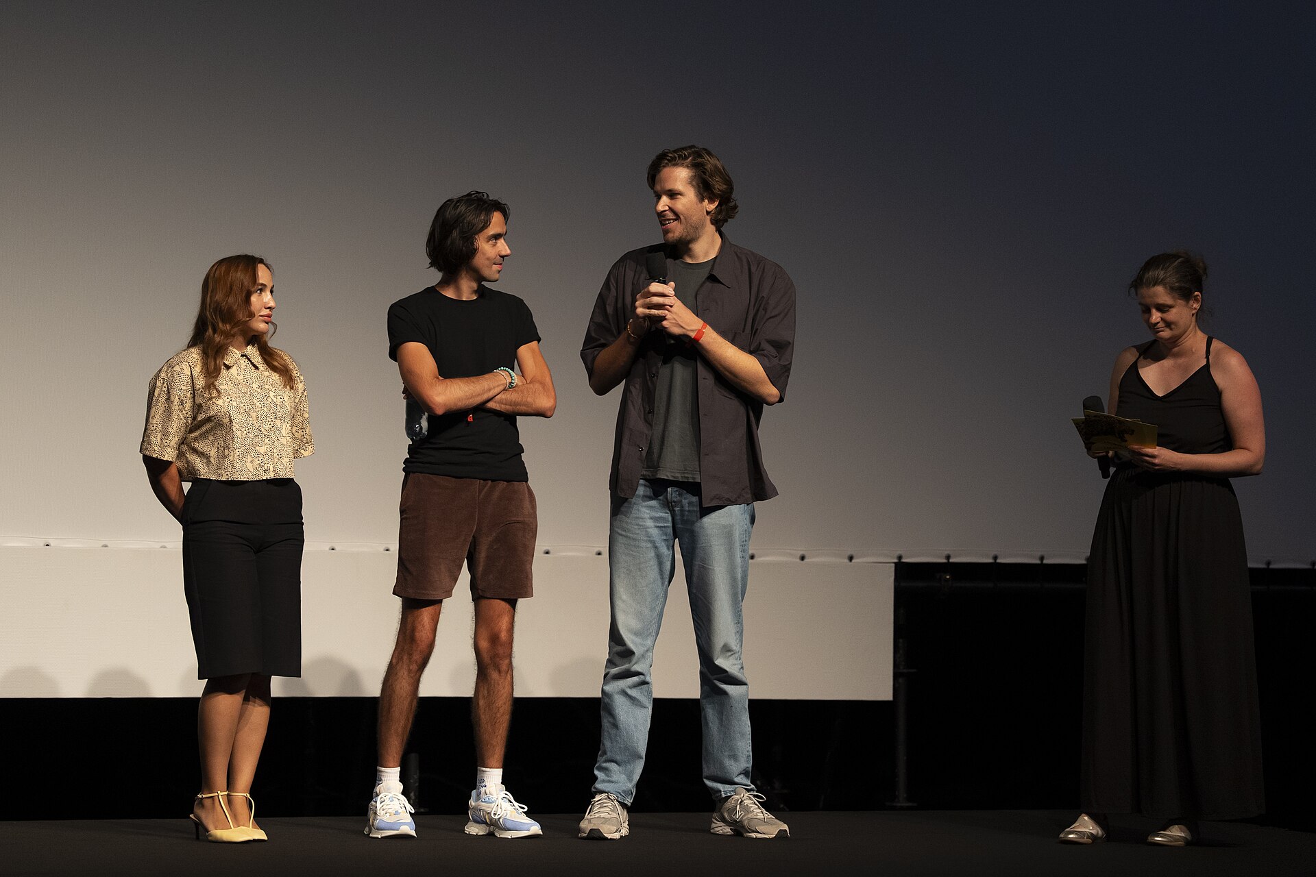 Cast and crew of Yo Yo at the 78th Locarno Film Festival