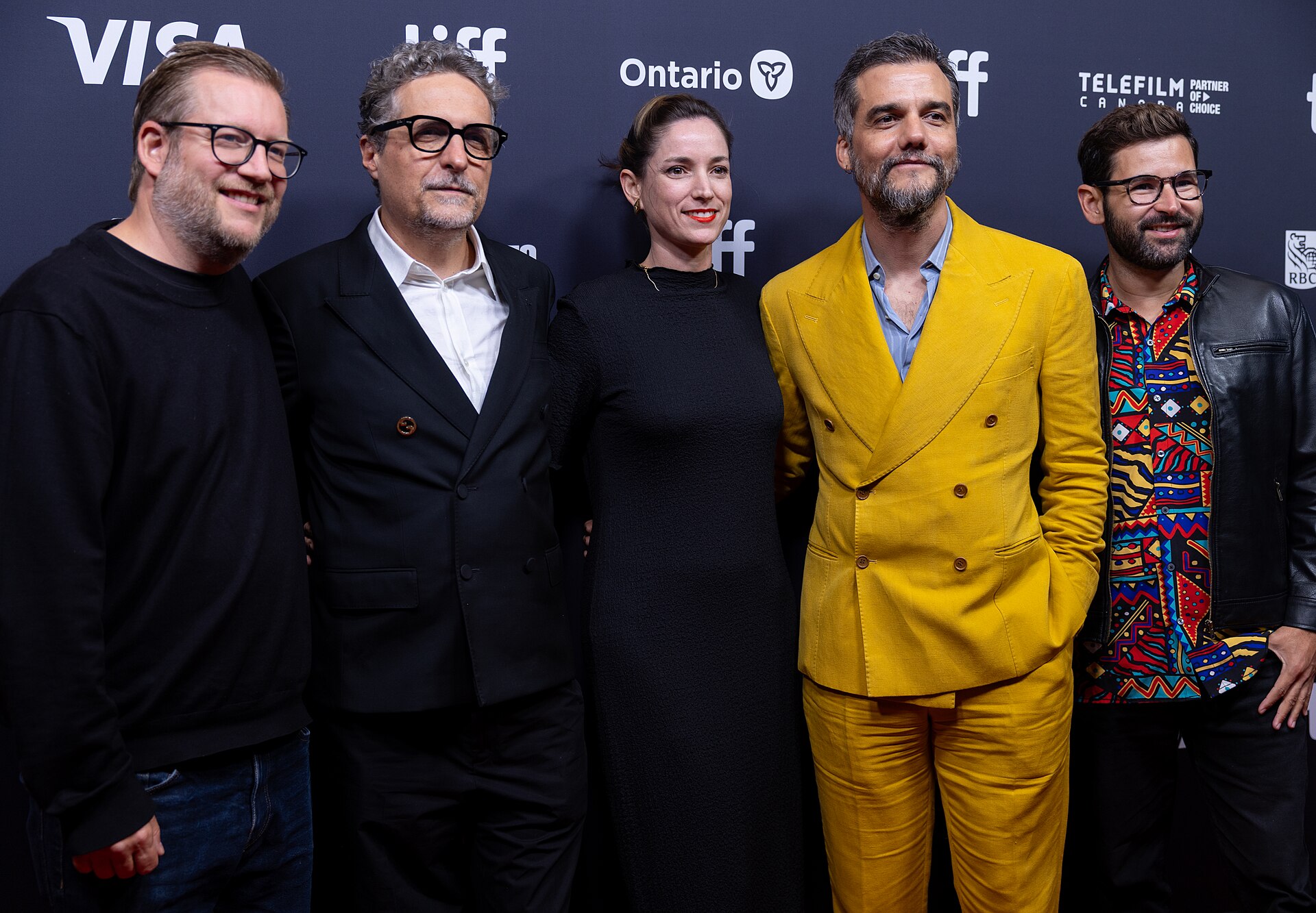Cast and crew at the 2025 Toronto International Film Festival (TIFF) for the movie Secret Agent.