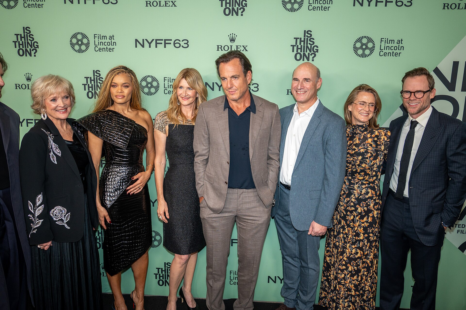 Cast of Is This Thing On? at the 63rd annual New York Film Festival at Lincoln Center in 2025