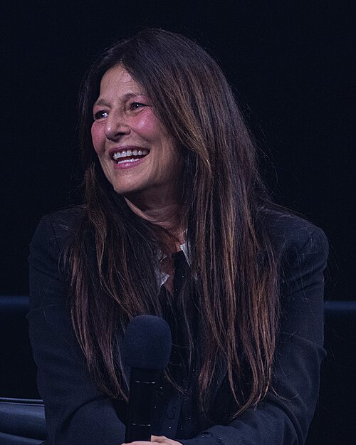 Catherine Keener at The 40-Year-Old-Virgin's 20th anniversary Q&A in Los Angeles, California.