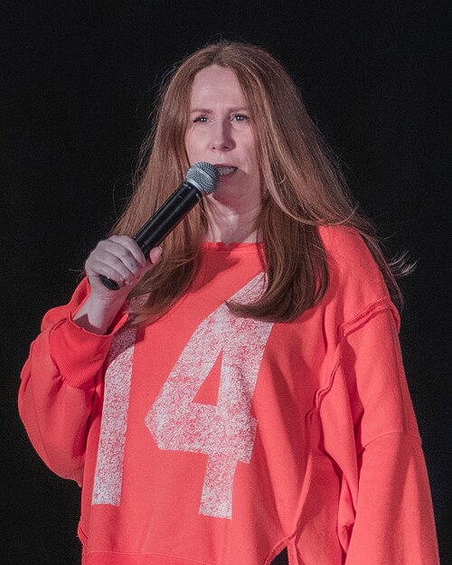Catherine Tate speaking at Gallifrey One 2025