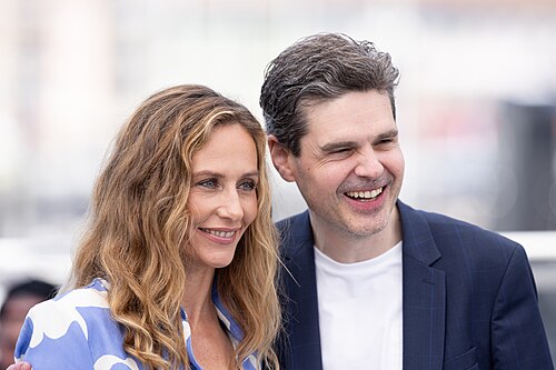 Cecile de France and Yann Gozlan
 at the 2025 Cannes Film Festival