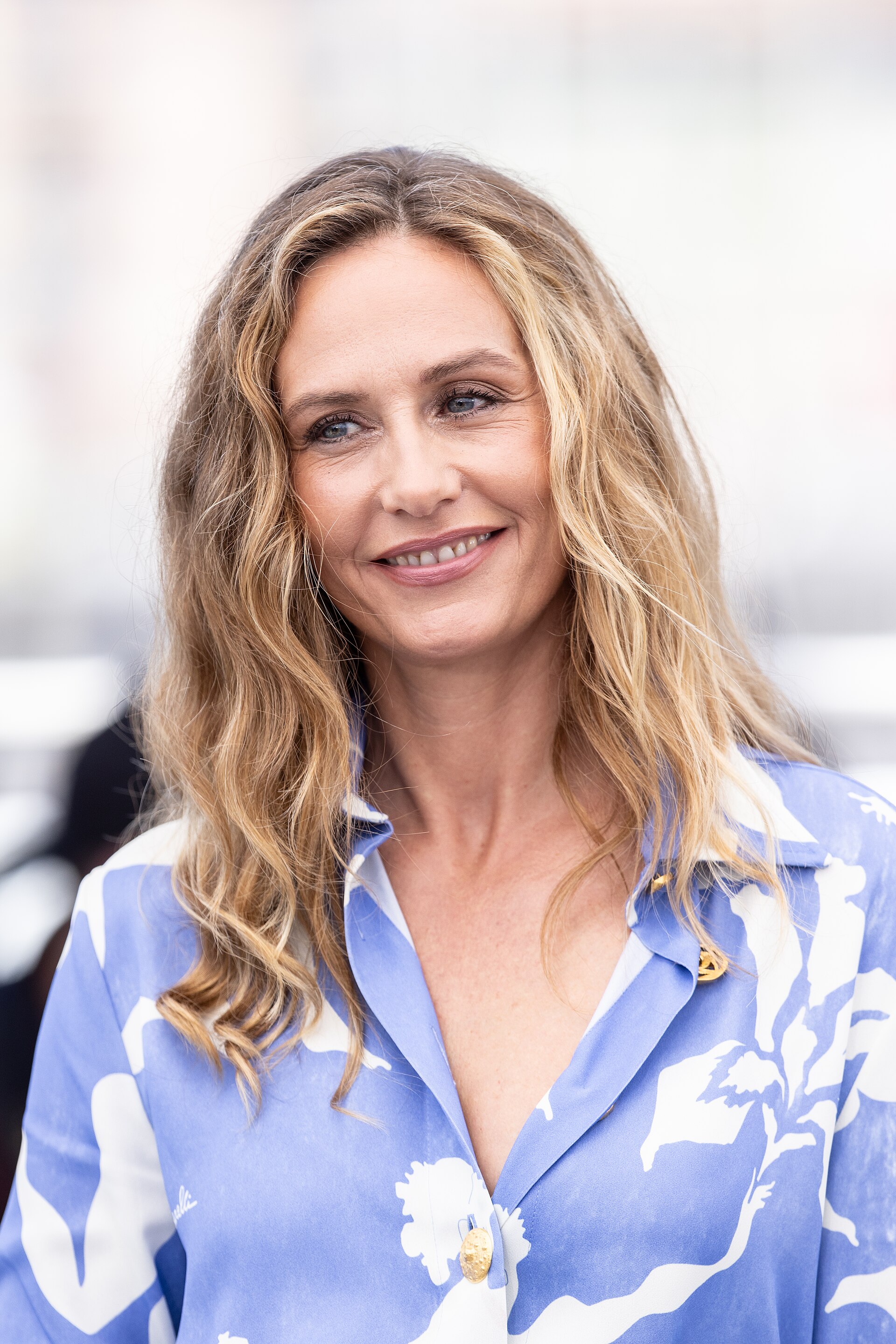 Actress Cecile de France at the 2025 Cannes Film Festival