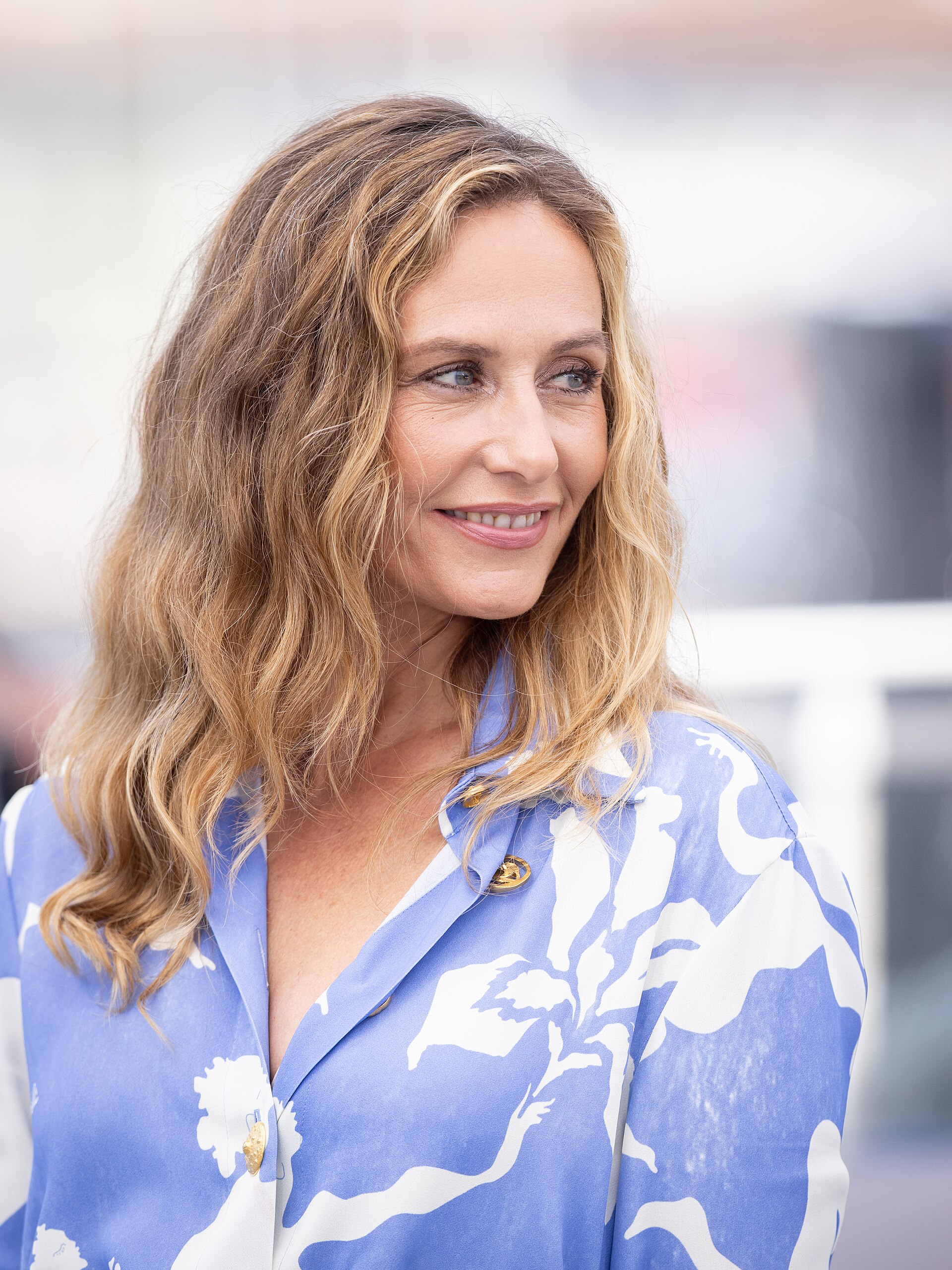 Actress Cecile de France at the 2025 Cannes Film Festival