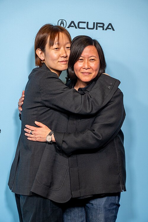 Celine Song and Kim Yutani at the 2025 Sundance Film Festival Awards
