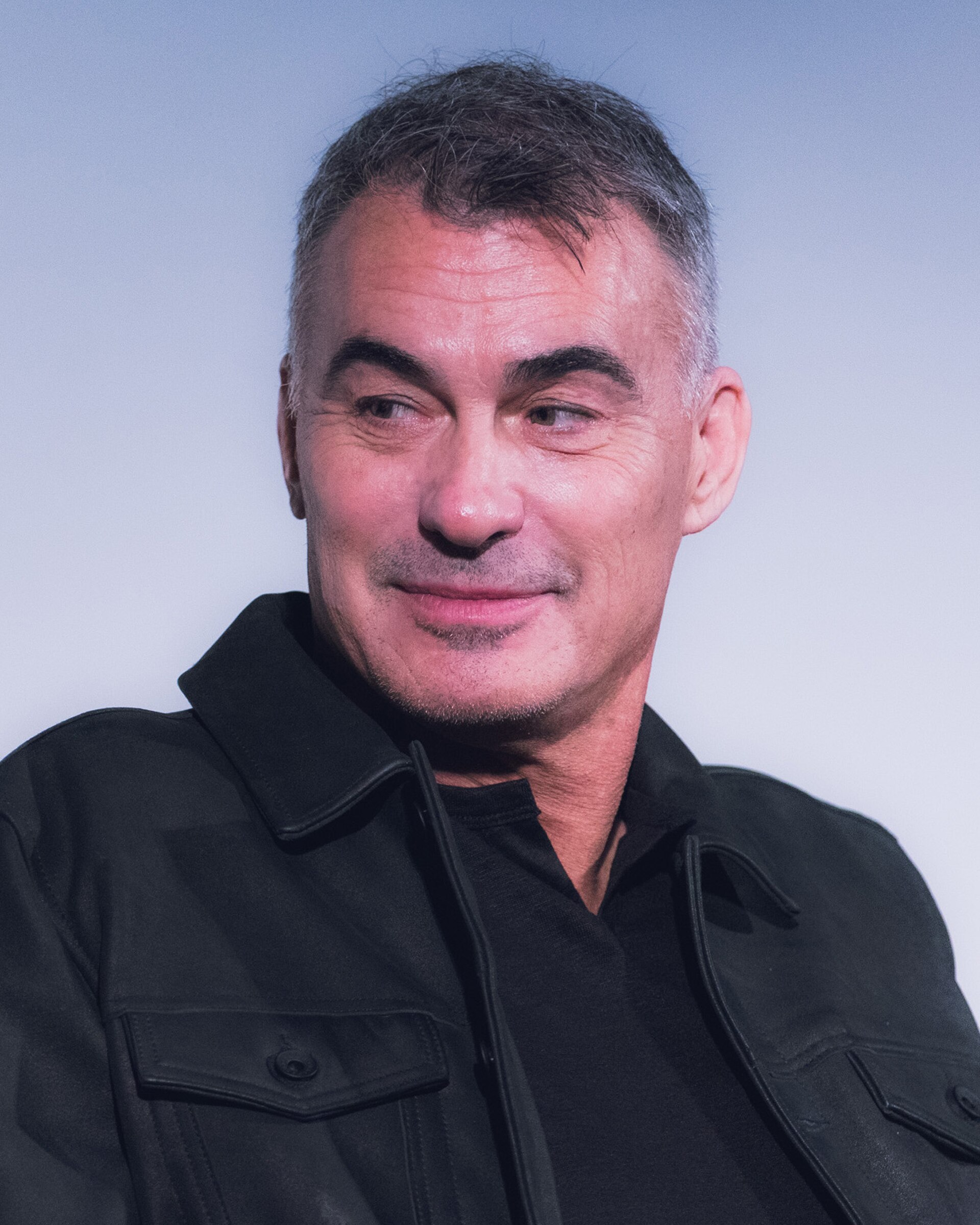 Chad Stahelski at the world premiere for Wick is Pain in Santa Monica, California.