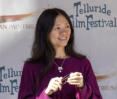 Chloé Zhao at the 2025 Telluride Film Festival