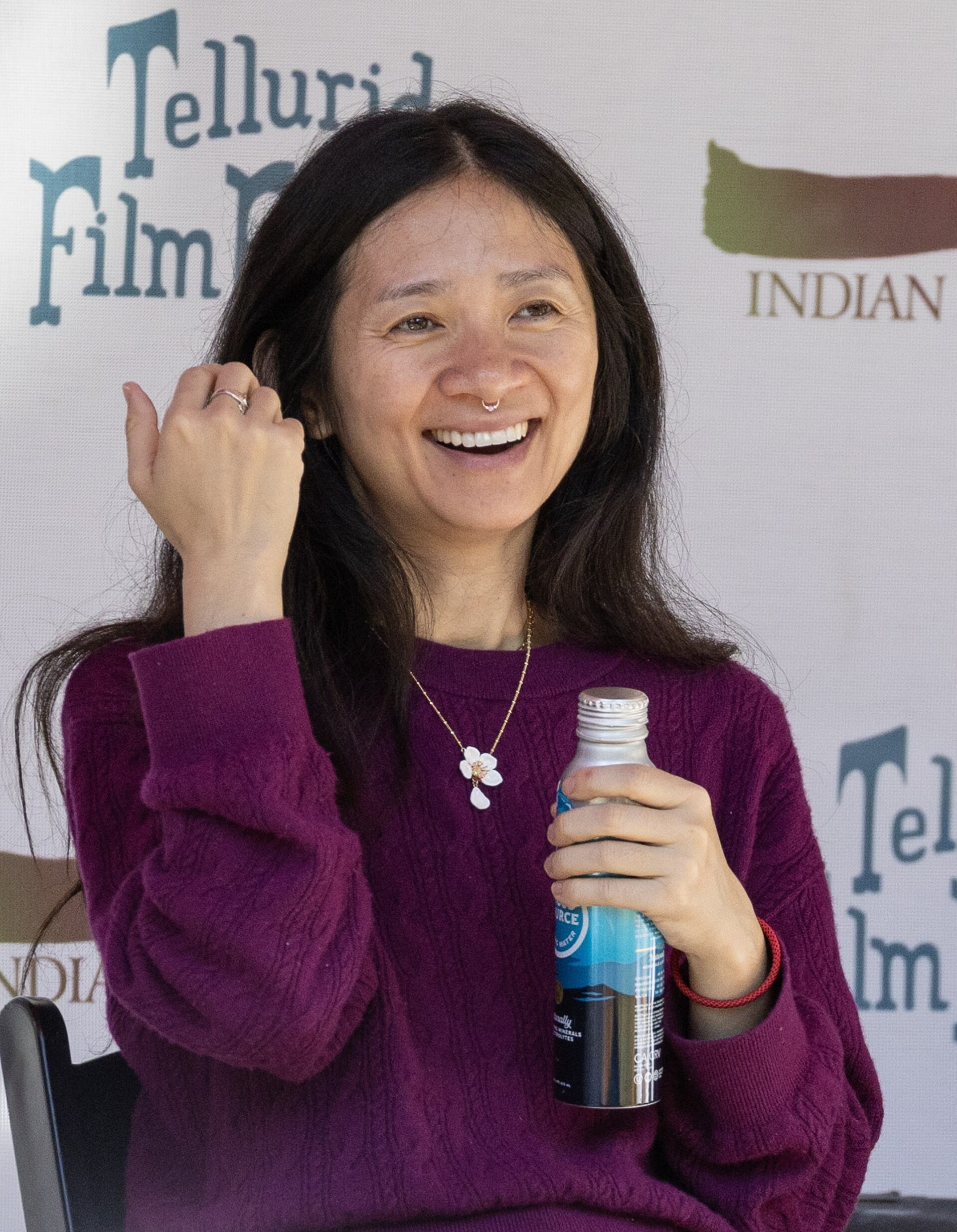 Chloé Zhao at the 2025 Telluride Film Festival
