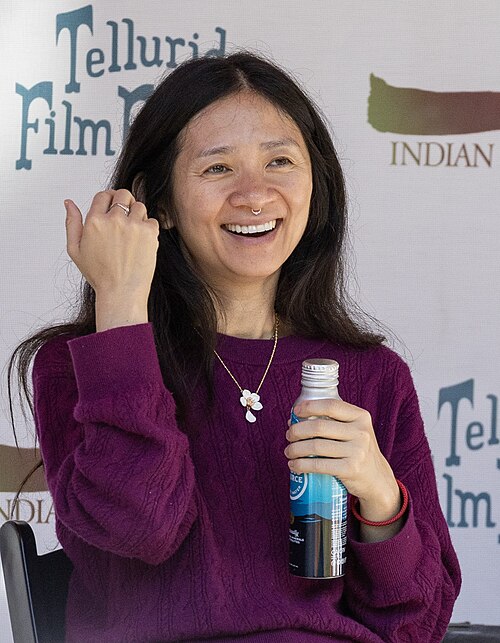 Chloé Zhao at the 2025 Telluride Film Festival