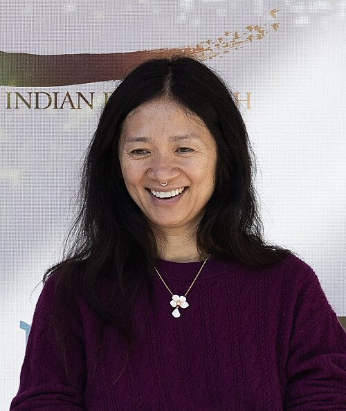 Chloé Zhao at the 2025 Telluride Film Festival