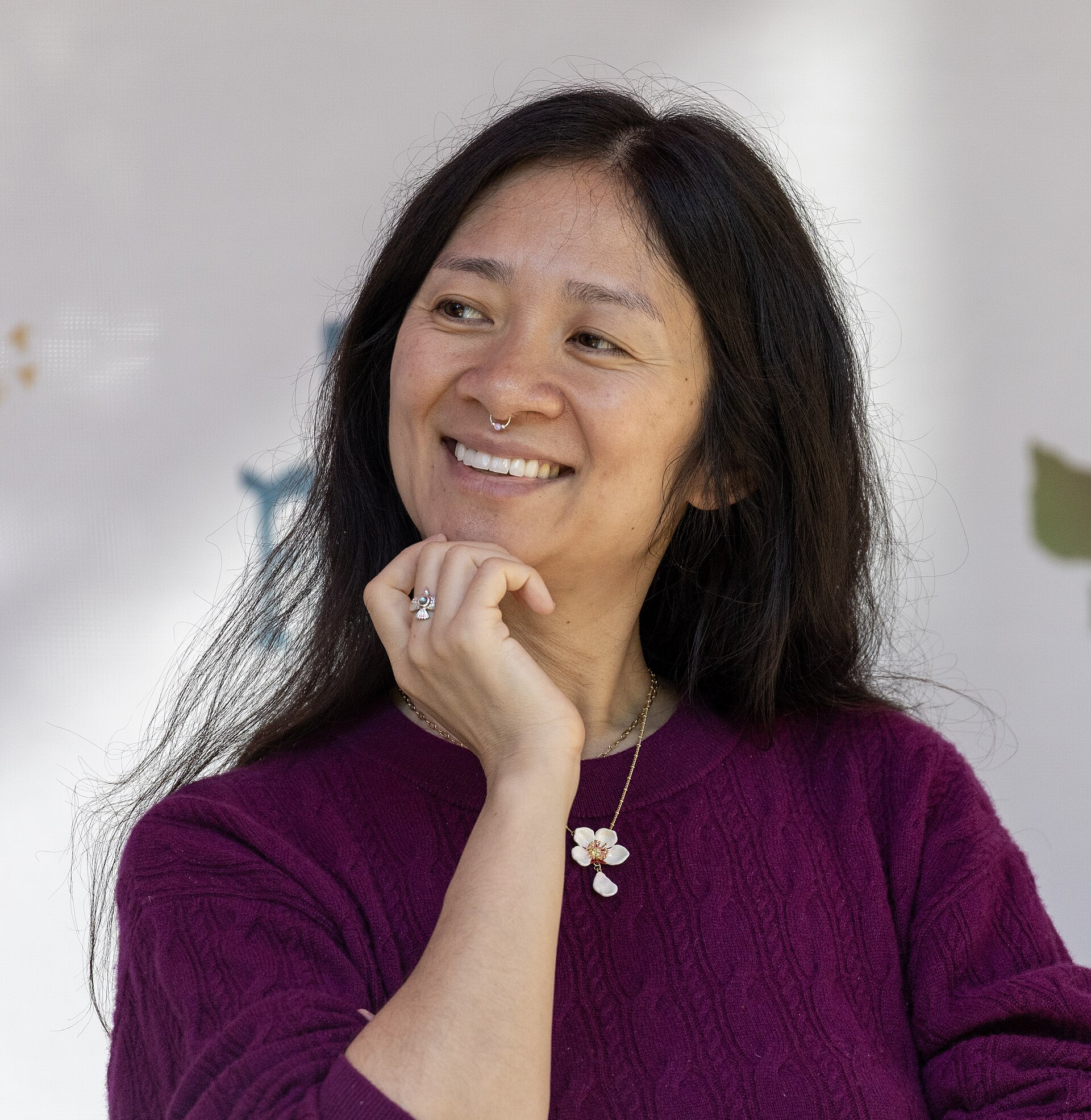 Chloé Zhao at the 2025 Telluride Film Festival