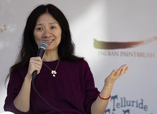 Chloé Zhao at the 2025 Telluride Film Festival