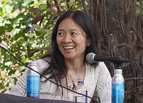Chloé Zhao at the 2025 Telluride Film Festival