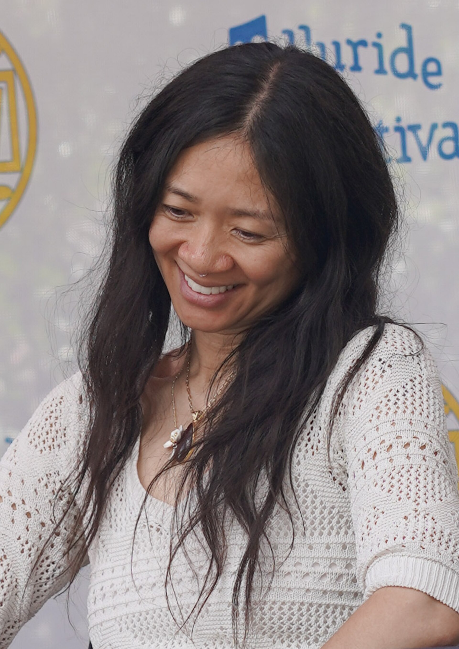 Chloé Zhao at the 2025 Telluride Film Festival