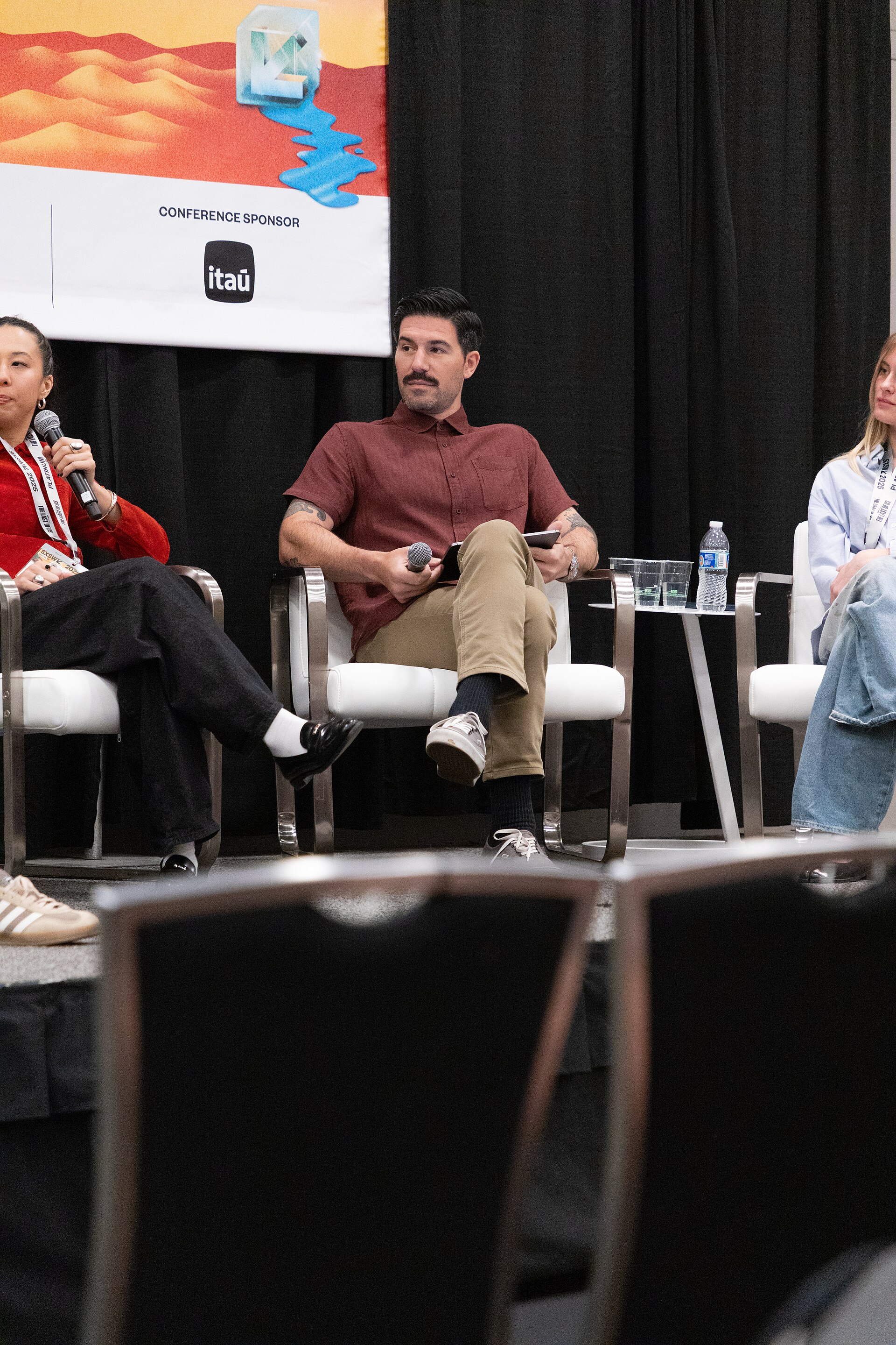 Chris Demas, sales manager at Spotify, at the 2025 South by Southwest festival.