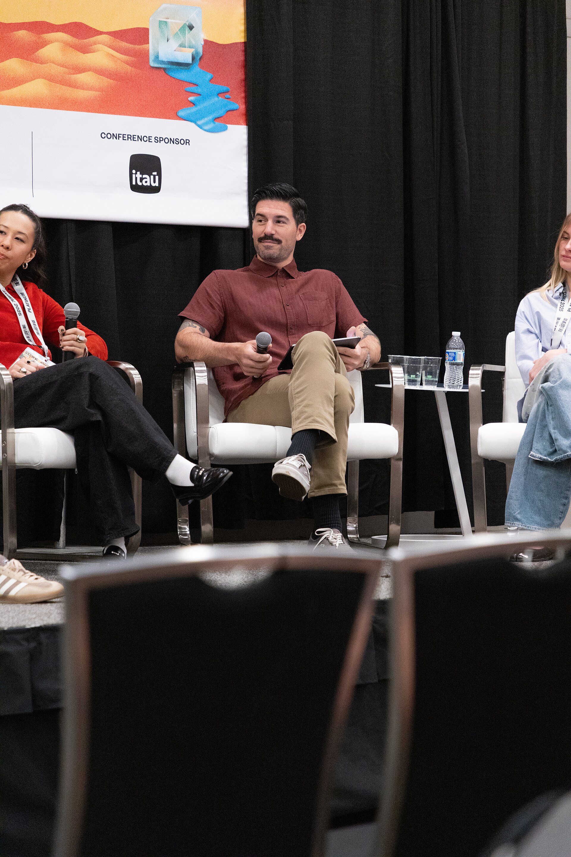 Chris Demas, sales manager at Spotify, at the 2025 South by Southwest festival.